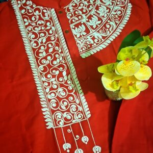 রক্তিম ঐতিহ্য হ্যান্ড পেইন্ট পাঞ্জাবি